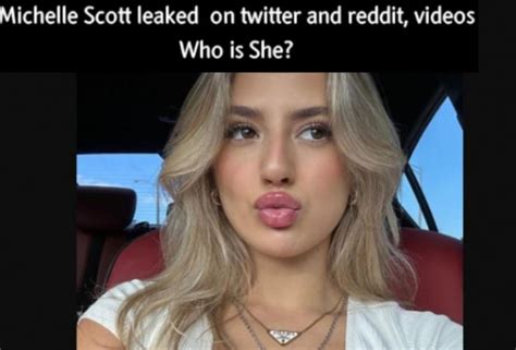 michelle scott of leak|The Michelle Scott OnlyFans Leaked Controversy Exploring